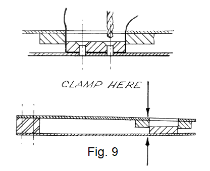 Fig 9. clapper tool assembly tips