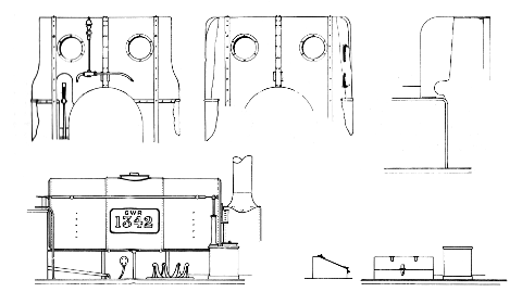 Details Drawing. Taff Vale Railway locomotive number 267 by Colin Binnie